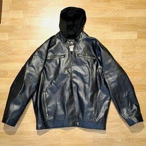 Route 66 faux leather jacket
